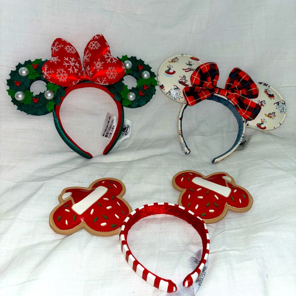 3 Pack- Disney Christmas Ears